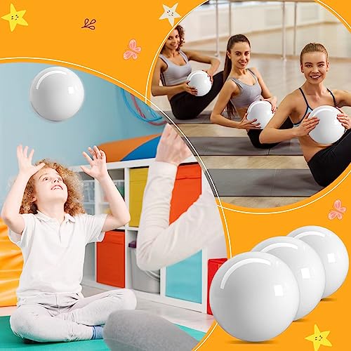 6 Pcs Playground Balls with Pump, 9 inch Inflatable Marbleized Bouncy Balls for Kids Beach, School, Kickball DodgeBalls and Indoor Outdoor Plays
