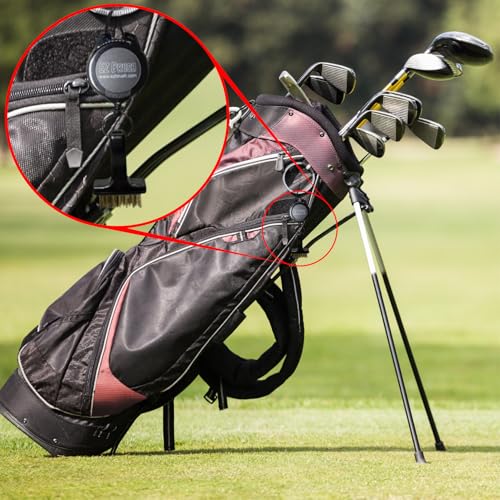 Mini Retractable Golf Club Brush Cleaning Tool with Clip and Brass Bristles