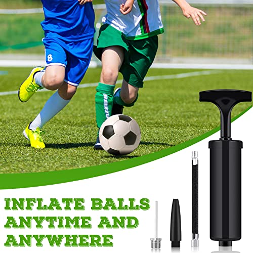 Jutom 200 Sets Ball Pump Bulk for Sports Balls Include Needle Nozzle Extension Hose Hand Air Pump Portable Inflation Kit for Basketball Soccer Football Rugby Back to School