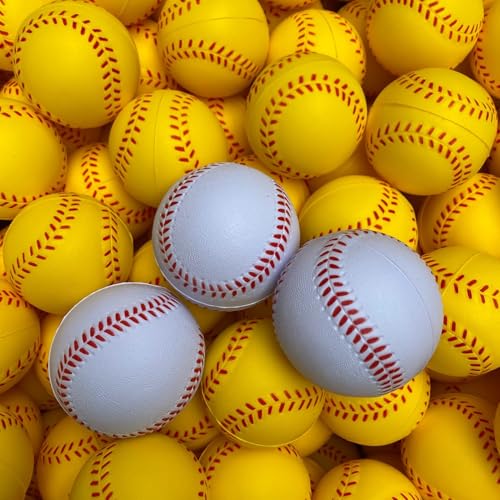 Soft Foam Baseballs Practice Training Ball for Beginners Squeeze Ball Safe Throwing Catching Batting