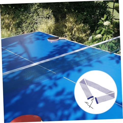DECHOUS Portable Table Tennis Net with Metal Bracket Retractable Pong Net for Easy Setup for Adults and Training Durable and Construction