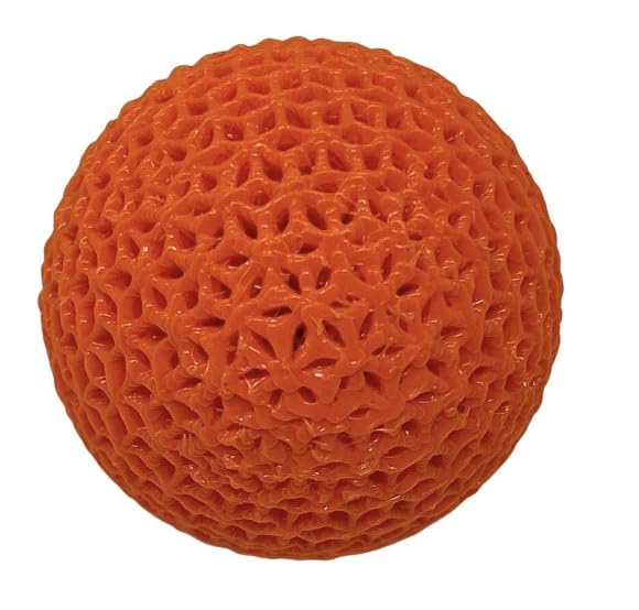 Bell Table Tennis Ball for The Blind, Visually Impaired, and Sighted, 1.5-Inch Orange Ping Pong Ball, with a Bell Inside