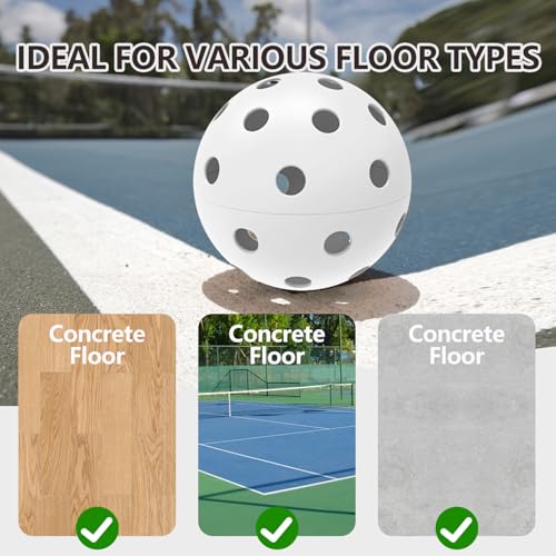 6 Pack Sports Outdoor Pickleballs - 40 Pickleball Balls - USA Pickleball Balls (USAPA) Approved - Official US Open Ball - color: White, style: 12 - Pack