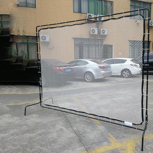 Tennis Rebounder Net, Tennis Net, 9.5 x 7Ft Rebound Practice Wall for Tennis Racquet Sports Ball Pickleball, Tennis Backboard Net for Tennis Court Backyard Outdoor Training