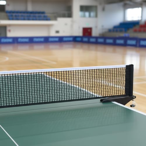2Pcs Table Tennis Net Nylon Pingpong Net for Indoor Outdoor School Gym Black Tables Nets Replacement String Tension Table Tennis Nets Easy to Use and Portable (70.87" x 5.91")
