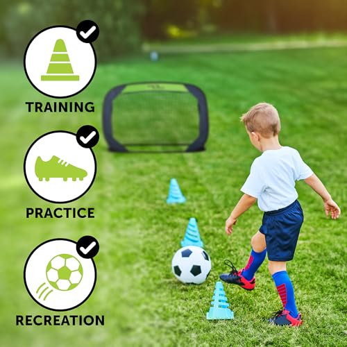 Sport Squad Portable Soccer Goal Net Set - size: 2 Pack