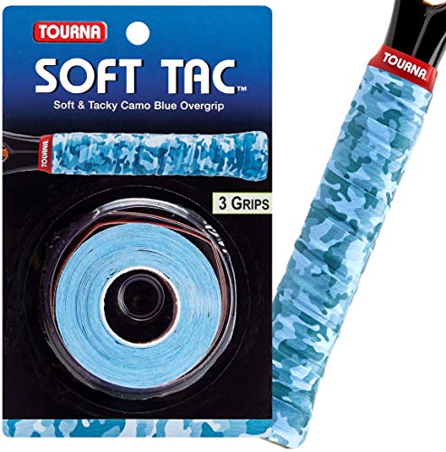 Tourna Soft Tac Neon Tacky Overgrip - color: Blue Camo