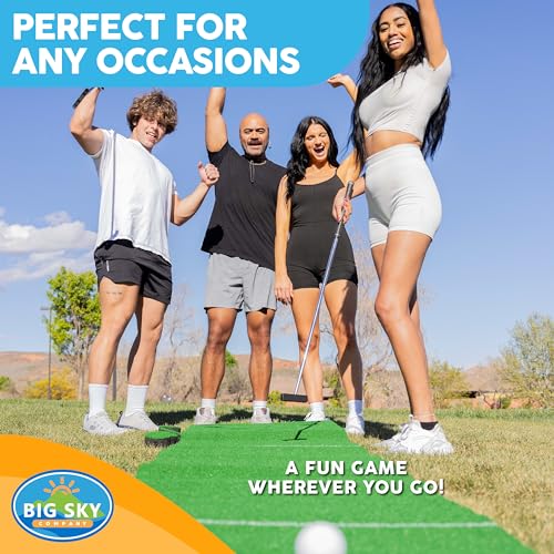 MD Sports Big Sky Putting Green Golf Training Games Pong Style, Perfect for Golf Game Practice