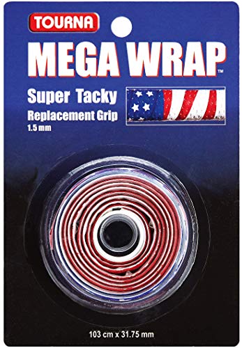 Tourna Mega Wrap Tennis Replacement Grip - color: USA