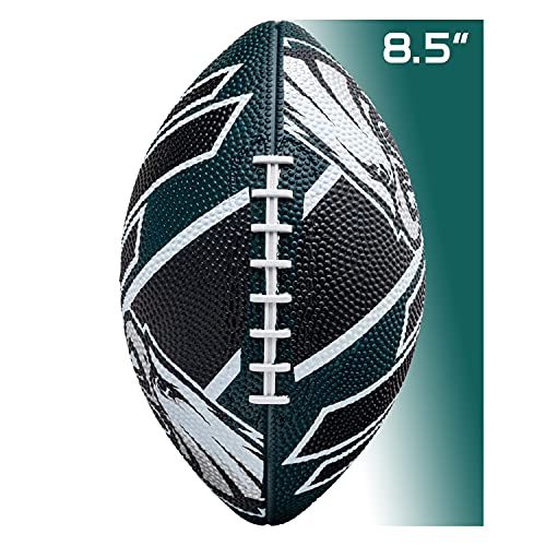 Franklin Sports NFL Team Footballs - Rubber Youth Mini Balls for All Teams - Kids 8.5" Football + Air Pump Sets - Official NFL Licensed - style: Philadelphia Eagles