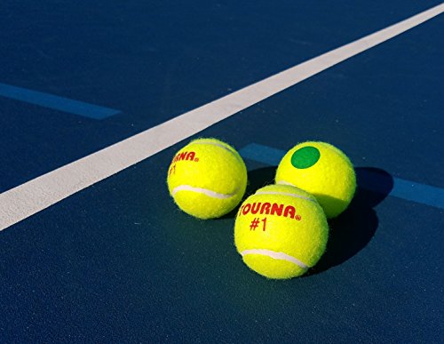 Tourna Green Dot Low Compression Tennis Balls - style: 12 Pack