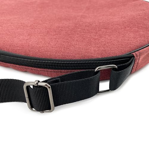 Single Tennis Racket Cover Lightweight Padded Tennis Racquet Bag - color: Red, size: Large