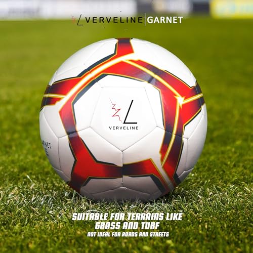 Football Ball Size 5 Soccer Ball – Training Balls Football Ball for Intense Play and Practice Indoor and Outdoor TPU Practice Soccer Ball from