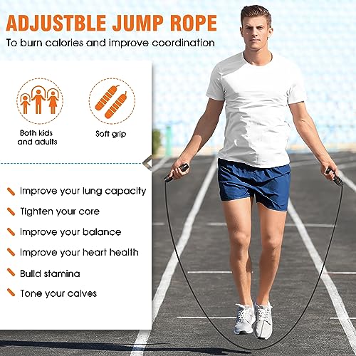 X-UMEUS Agility Ladder Speed Training Equipment Set-20ft Agility Ladder,12 Soccer Cones,4 Hurdles, Jump Rope, Running Parachute| Basketball Football Soccer Training Equipment for Kids Youth Adults - color: Orange