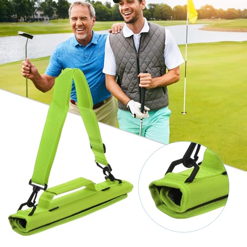 PATIKIL Lightweight Carry Bag, Mini Golf Club Bag with Adjustable Strap for Men Women Golfer Pouch Driving Range Carrier Course Training Practice Case - color: Grass Green