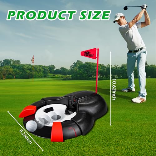 Golf Ball Automatic Putting Return Cup, Training Putting Indoor/Outdoor Aid, Golf Cup Putting Machine, Suitable for Practicing at Home, Yard, Office, Party