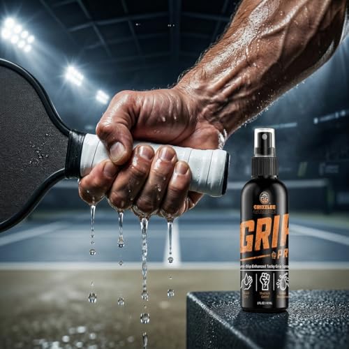 Grip Pro - Anti-Slip Tacky Spray for Athletes | Sweat-Proof Control with GripX Technology for Pickleball, Tennis, Football, Baseball, Softball, Pole Dancing, Basketball - Maximum Tack
