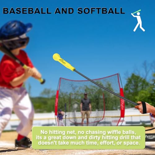 Baseball Hitting Trainer,Baseball Training Equipment, Baseball Batting Practice Equipment Baseball and Softball Hitting Stick - style: Baseball Hitting Trainer
