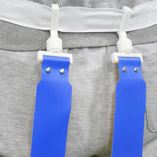 CHICIRIS Flag Football Belts Set with Buckle Adjustable Professional Flag Football Belts Youth Kids Adult Training Accessories for Outdoor Sports (Blue)