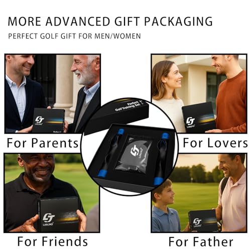 Golf Grip Trainer 2 Pack with Swing Correcting Arm Band, Golf Training Aid, Golf Grip Kit,Grip Trainer Golf Club to Help Train Correct Hand Position