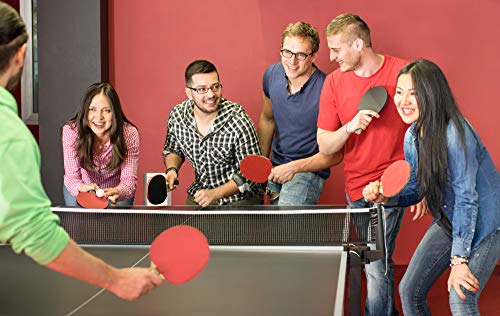 Infusion Custom Black, White and Color Design Ping Pong Paddle, Premium 5 Ply Direct Imprint Personalization on Table Tennis Racket