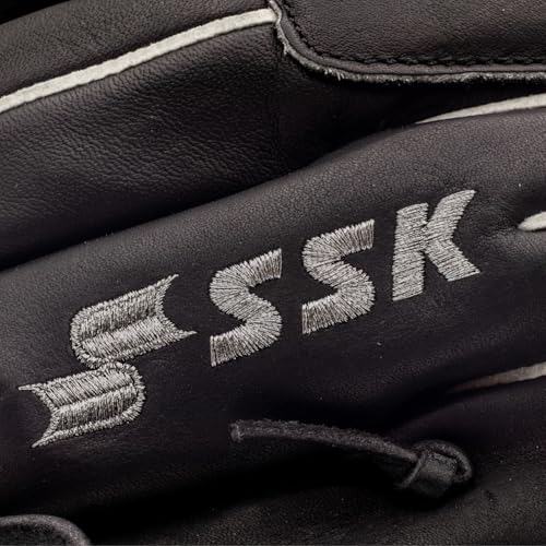 SSK Z5 Training Gear Quick Hands Infield Baseball Training Gloves 8.5” – 9” – 9.5” – 10” – 10.5” Right & Left Hand Throw - color: Black-850 Closed Web, size: 8.5" - Right Hand Throw