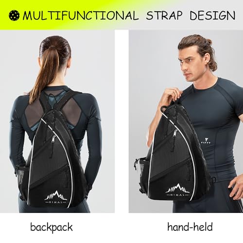 Himal Pickleball Bag Adjustable, Pickleball Backpack with Water Bottle Holder for Men and Women