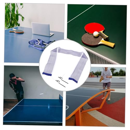 Table Tennis Net with Posts Portable Replacement Net for Training and Competition Easy Setup Material for Adults Boy Girl