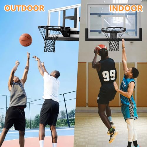 Professional Basketball Net Replacement, Heavy Duty Nylon 12 Loops, All Weather Anti-Whip Basketball Hoop Net Fits Standard Indoor Outdoor Rims, Gift Box Packaging (Net Only)
