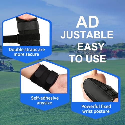 Golf Wrist Training Aid, 2 Pack Golf Swing Band and Golf Wrist Correction Trainer, Golf Grip Trainer for Beginners Arm Posture Correcting