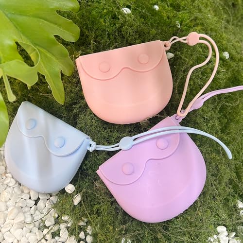 1PC Silicone Retainer Case with Lanyard, Cute Vent Holes Denture Box, Mouth Guard Case Travel Holder for Girls, Women, Men (Pink with Lanyard) - color: Pink with Lanyard