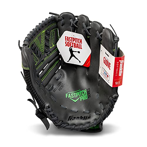 Franklin Sports Girls Softball Glove-Women's Windmill Fastpitch+Slowpitch Softball Glove-Right and Left Hand-Adult - color: Lime, size: 12.5"