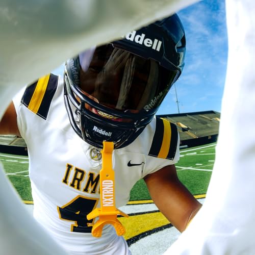 Nxtrnd Two Football Mouth Guard, Football Mouthpiece with Strap, Fits Adult & Youth (Yellow) - color: Yellow