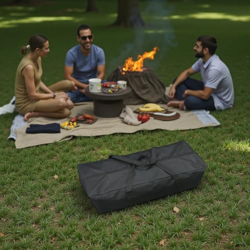 Heavy Duty Water-Resistant Duffle Organizer Bag - XL Storage for Hammock Cover, Grill Tools,Flash Light Stand, Canopy Tent & Folding Chairs with MOLLE Straps (33''(L) x5.9''(W) x5.9''(H)) - size: 33''(L)x5.9''(W)x5.9''(H)