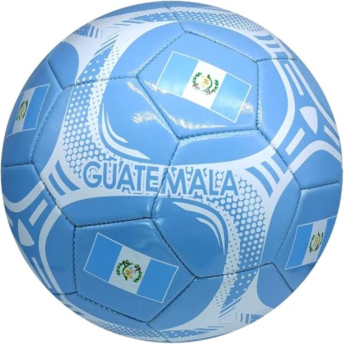 World Flag Country Guatemala Training Outdoor Soccer Ball Size 2 Futol Size (Size 2)