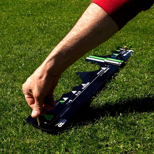 Izzo Golf Sure Stance Golf Swing Training Aid -Ball Position Trainer - style: Left Handed