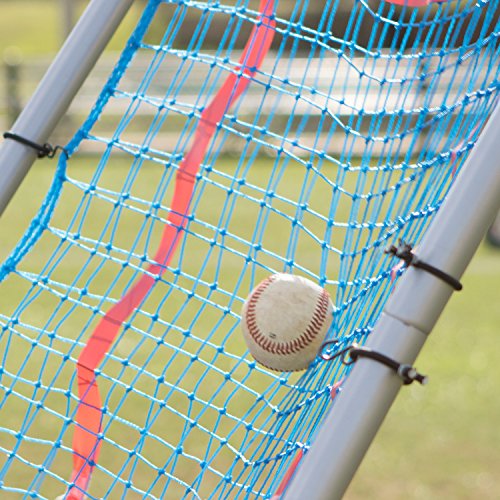 Champion Sports Pitchback Net & Rebounder – Baseball & Softball Multi-Sport Training Screen with Strike Zone Target - style: Multisport Pitchback Screen