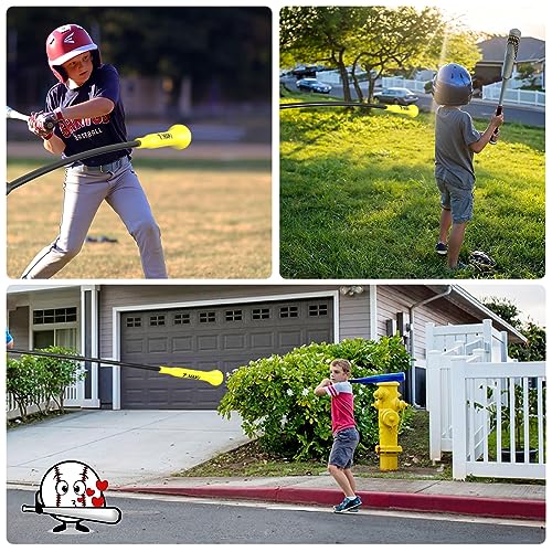 Hitting Stick Batting Swing Trainer, Batting Practice Equipment for Baseball and Softball, Ideal One-on-One Coaching Tool for Baseball 54'' - style: Baseball Swing Trainer