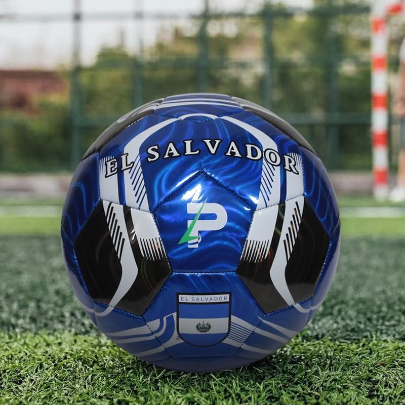 Country Training Soccer Ball: World Edition - size: 2, style: EL SALVADOR