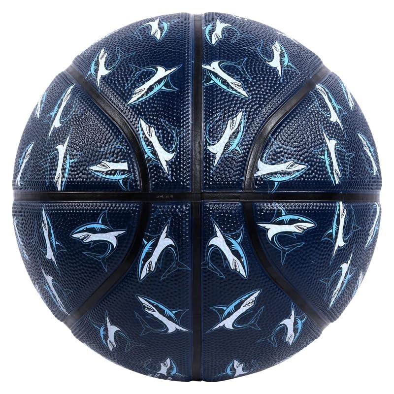 Sterling Athletics Shark Superior Grip Indoor/Outdoor Basketball - Mini Size 3 (22")