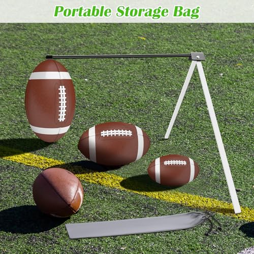 Football Kicking Tee, Portable Kicking Tee Holder for Football Stand Field Goal Holder Football Training Practice Equipment