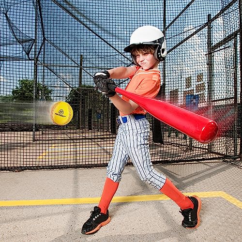 PACKGOUT Soft Foam Baseballs for Kids & Teenagers - Practice & Replacement Balls - color: Colorful-4 pack