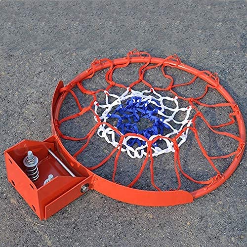 THUNDERBAY Reinforced Heavy Duty Breakaway Wall Mounted Basketball Rim,18 inch Basketball Rim Goal Replacement for Indoor Outdoor Walls - style: 18 Inch Breakaway(2Pack)