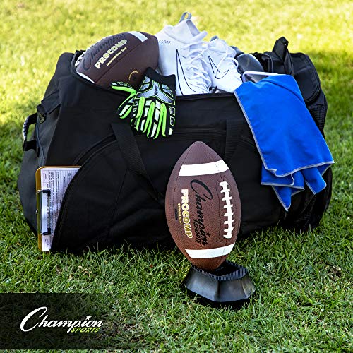 Champion Sports Football Kicking Tee – Heavy-Duty Kickoff Tee in Multiple Styles & Sizes - style: Kicking Tee & Block (2 Inch)
