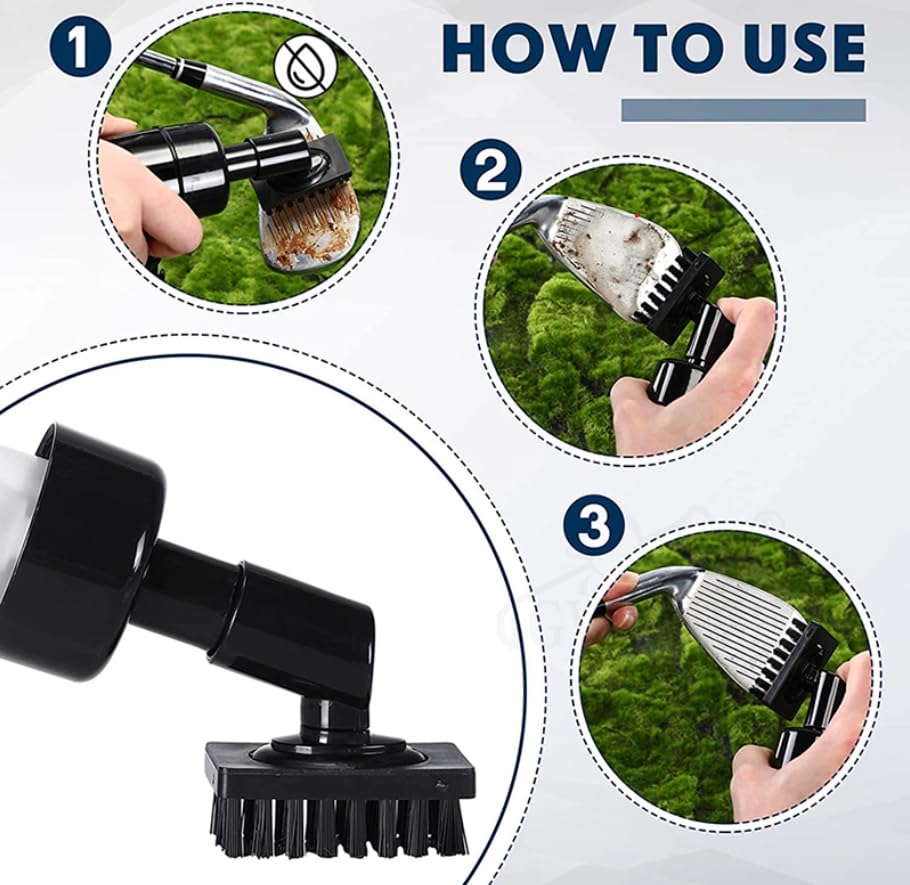 Pro Golf Club Cleaner Brush