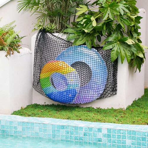 Practice Golf Nets - Ideal for Golf, Hockey, Baseball - Sports Netting, Impact Equipment - Perfect for Backyard Driving, Chipping, Hitting, Pitching Simulators - size: 15x25 Feet, style: Black