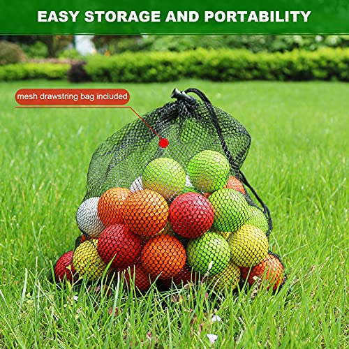 40 Pack Foam Golf Practice Balls - Realistic Feel and Limited Flight Training Balls for Indoor or Outdoor