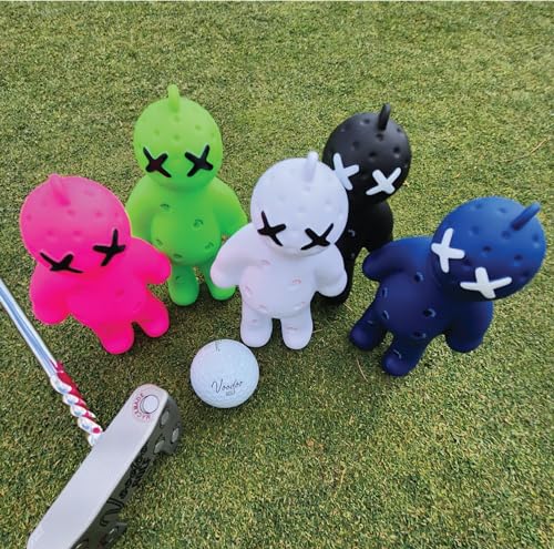 Ball Tee Holder | Novelty Keychain Accessory for Bag | Gifts for Men | Fits 3 1/4, 2 3/4, 1 1/2 Tees - color: Black