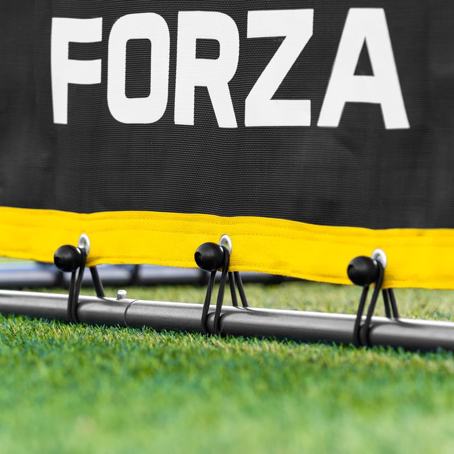 FORZA Steel42 Goal Rebounder Net Kit – Football Training Aid with Durable Double-Sided Net & Side Sheets for Solo Practice & Team Drills - Goal NOT Included - size: 6ft x 4ft