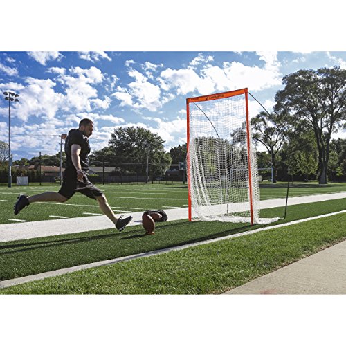 CHAMPRO Portable Football Kicking Screen, Warm-up and Practice Net, 7' ORANGE